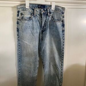 Men’s GAP light wash straight leg jeans